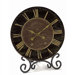 Black & Gold Table Clock