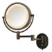 Lighted 5X Magnifying Wall Mount Mirror