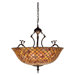 Tiffany Victorian 3 Light Inverted Pendant
