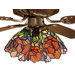 5" W Tiffany Iris Fan Light Shade
