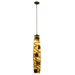 Rustic Lodge Tiffany Pinebranch 2 Light Mini Pendant