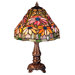 Tiffany Floral Nouveau Holiday Poinsettia Mini Lamp