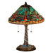 Tiffany Dragonfly with Twisted Fly Mosaic Base Table Lamp