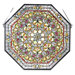 Tiffany Floral Front Hall Stained Glass Window