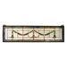 Floral Nouveau Garland Swag Stained Glass Window