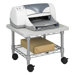 Wire Under Desk Machine Stand in Grey