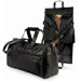 Koskin Leather 2-in-1 Carry-On Garment Duffel Bag in Black