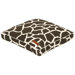 Everyday Cotton Pillow Dog Bed in Giraffe