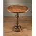 Pedestal Bar Table in Medium Brown