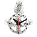 Large Moving Gear Wall Clock