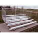 Five-Row Aluminum Bleacher with Guardrails