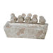 Rectangle Ceramic Bird Feeder Figurine