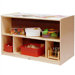 Toddler-Sized Double-Sided Storage Cabinet