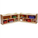 24" Scalloped Fold and Lock Mobile Toddler Storage Unit