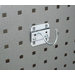 LocHook 2-1/4 In. Curved 2 In. I.D. Zinc Plated Steel Pegboard Hook for LocBoard, 5 Pack