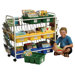 Leveled Reading Book Browser Cart with Display Racks