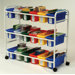 Leveled Reading Book Browser Cart with Display Racks