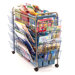 Deluxe Book Browser Cart with Book Display Rack and Eco Tub