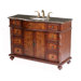 Amelia 48" Bathroom Vanity in Cherry Red with Granite Top