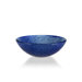 Glass Vessel Sink with Blue Bits Design