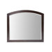 Capri 48" x 40" Mirror in Dark Espresso
