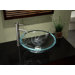 UltraGlass Vessel Sink with Bamboo Design