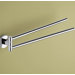 Edera Jointed Double Towel Bar in Chrome