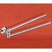 Ascot Double Towel Bar in Chrome