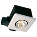 70 CFM Exhaust Bathroom Fan with Single Bulb Heater