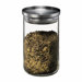 Yohki Glass Storage Jar with Stainless Steel Stackable Lid