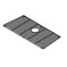 Electropolished Stainless Steel Grid for 32''x16''Trapezoid Sink Bowl