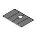 Electropolished Stainless Steel Grid for  27''x18'' Sink Bowl