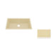 33" x 18.5" Granix Summun Single Bowl Undermount Kitchen Sink