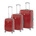 Eco-Friendly Leaves 3 Piece Spinner Luggage Set