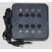 Eight Position Socket Mono Jack Box in Black