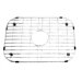 Stainless Steel Bottom Grid with Vinyl Feet in Polished