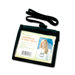 ID Neck Pouch,Convention,Adjustable 30" Cord,4"x3",Black