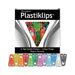 Plastic Paper Clips, Medium, 500/BX, Assorted Colors