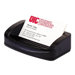 Business Card/Clip Holder, 4-3/4"x2-3/4"x1-3/8", Black