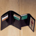 High Polished Cowhide Aniline Leather Two Fold Wallet