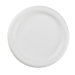 Round Coated Paper Plate in White