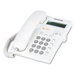 One-Line Desk/Wall Phone, Corded, White