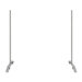 Mobile Floor Stand, 62-1/4"x9-2/5"x3-1/2", Beige