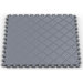 Raised Diamond Pattern Garage PVC Floor Tile in Metallic Pewter (Pack of 6)