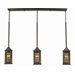 Citadel  Island Chandelier in Roman Bronze