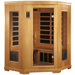 "Grand" 2-3 Person Corner Carbon Sauna