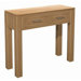 Milano 2 Drawer Console Table in Clear Satin Lacquer