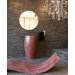 Piedra Barrel Free Standing Bathroom Sink in Natural Stone