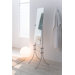 Vanessia Free Standing Mirror in Polished Chrome