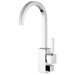Domino One Handle Single Hole Kitchen Faucet with High Swivel Spout and Dish-Washer Connection